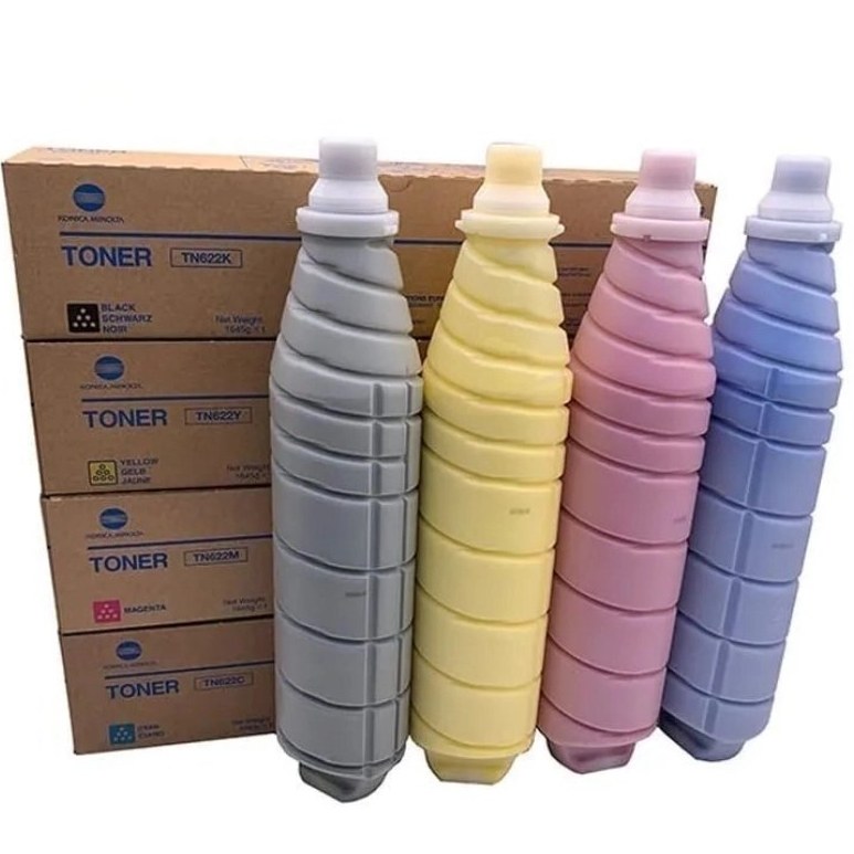 ست تونر فابریک کونیکا مینولتا TN622 - 88000 کارکرد مشکی